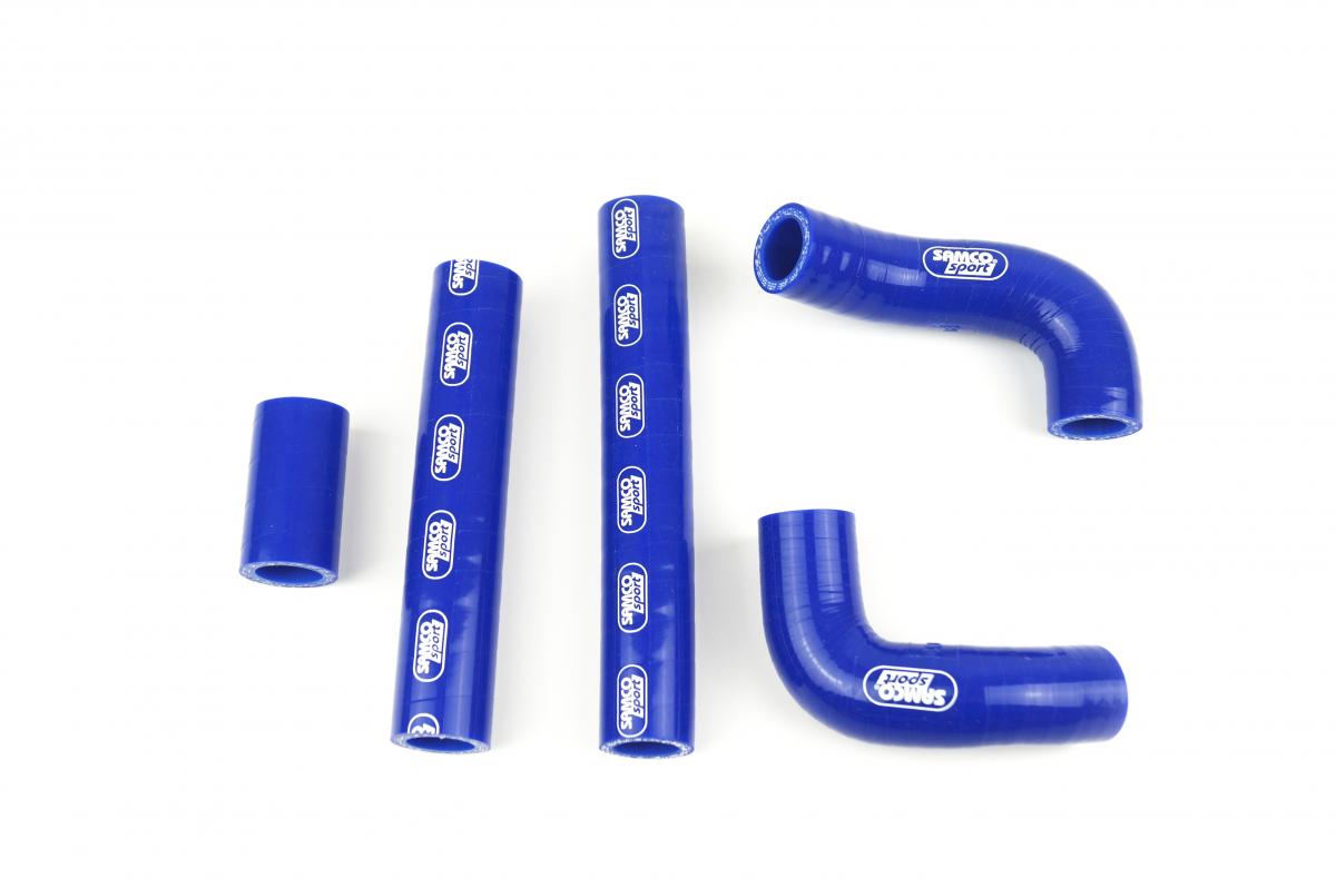 COOLANT HOSE 5 PIECE KIT BLUE 12-16 HUSQVARNA KTM 250 300 TE EXC SAMCO SPORT KTM-54-BU image 1