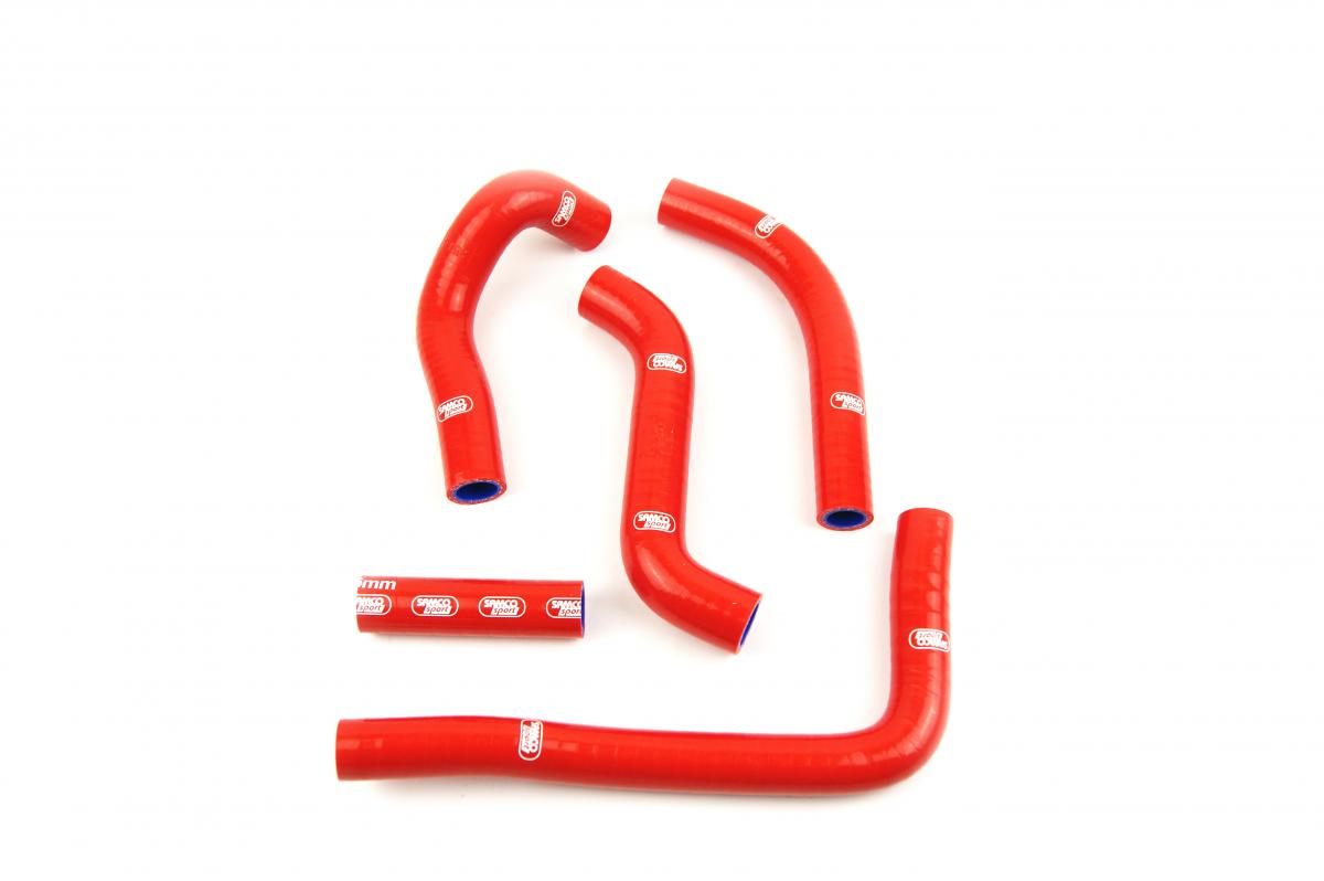 COOLANT HOSE 5 PIECE KIT RED 08-14 SUZUKI 450 RM Z OEM DESIGN SAMCO SPORT SUZ-45-RD image 1