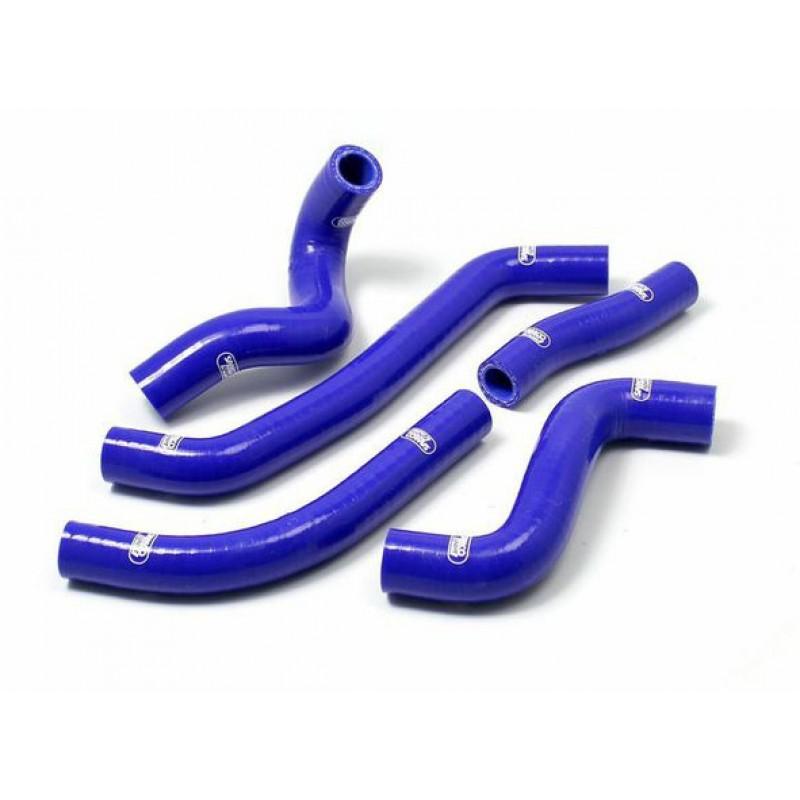 COOLANT HOSE 5 PIECE KIT BLUE 15-17 SUZUKI 450 RM Z OEM DESIGN SAMCO SPORT SUZ-54-BU image 1