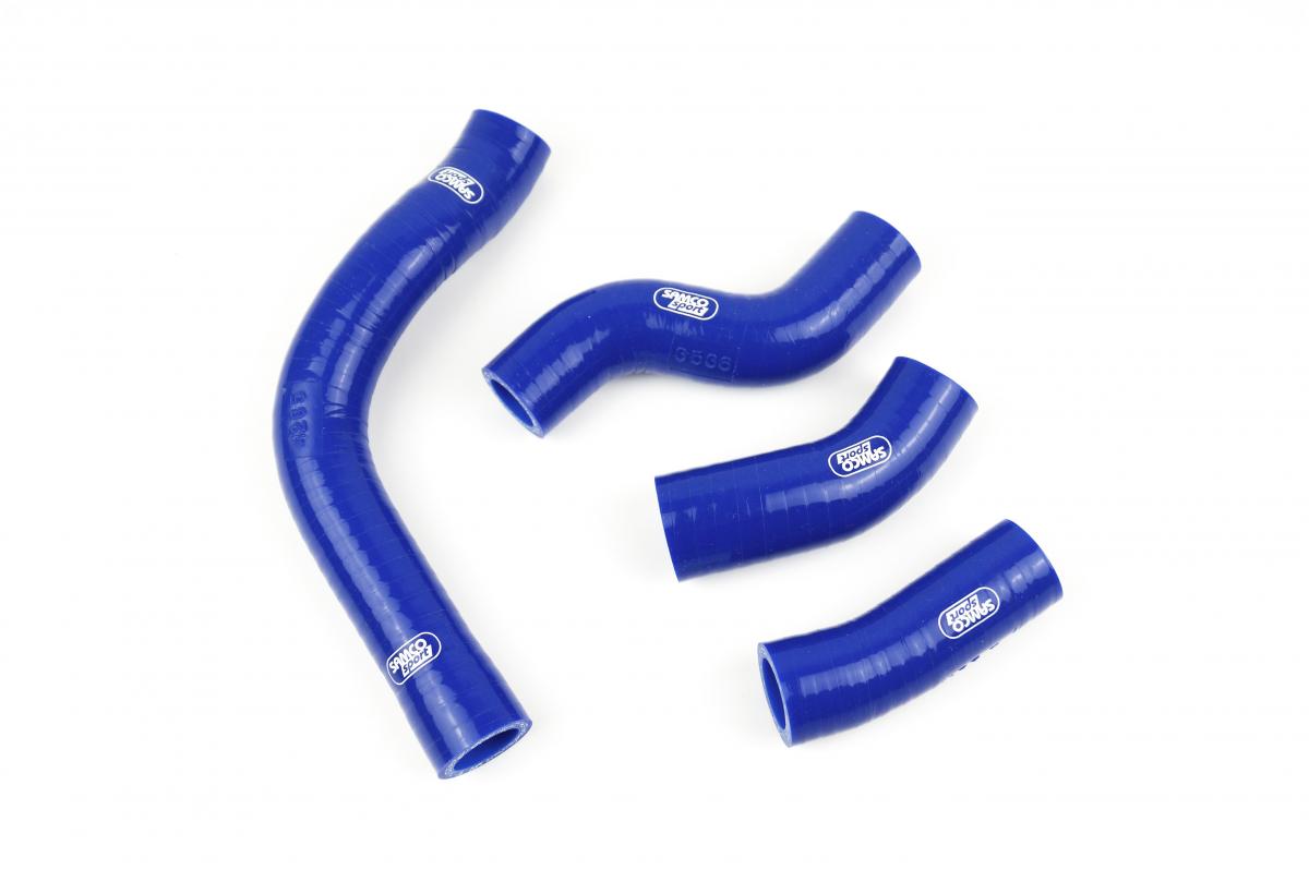 COOLANT HOSE 4 PIECE KIT BLUE 11-15 HUSQVARNA KTM 250 350 SX-F OEM DESIGN SAMCO KTM-57-BU image 1
