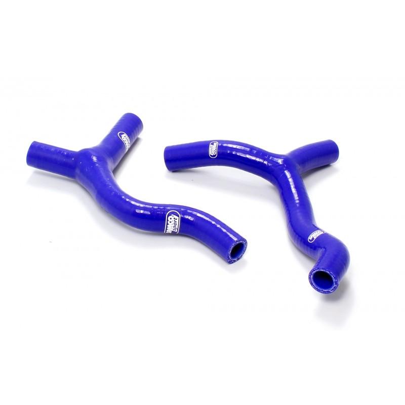 COOLANT HOSE 2 PIECE KIT BLUE 13-17 85 TC 85 SX 'Y' RACE DESIGN SAMCO SPORT KTM-59-BU image 1