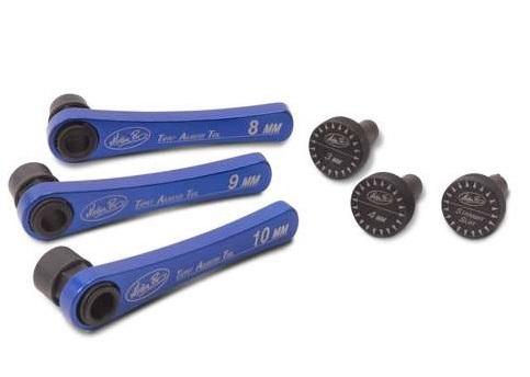TAPPET ADJUSTER TOOL SET 8 9 10mm LOCK NUT SOCKETS MOTION PRO 08-0721 image 1