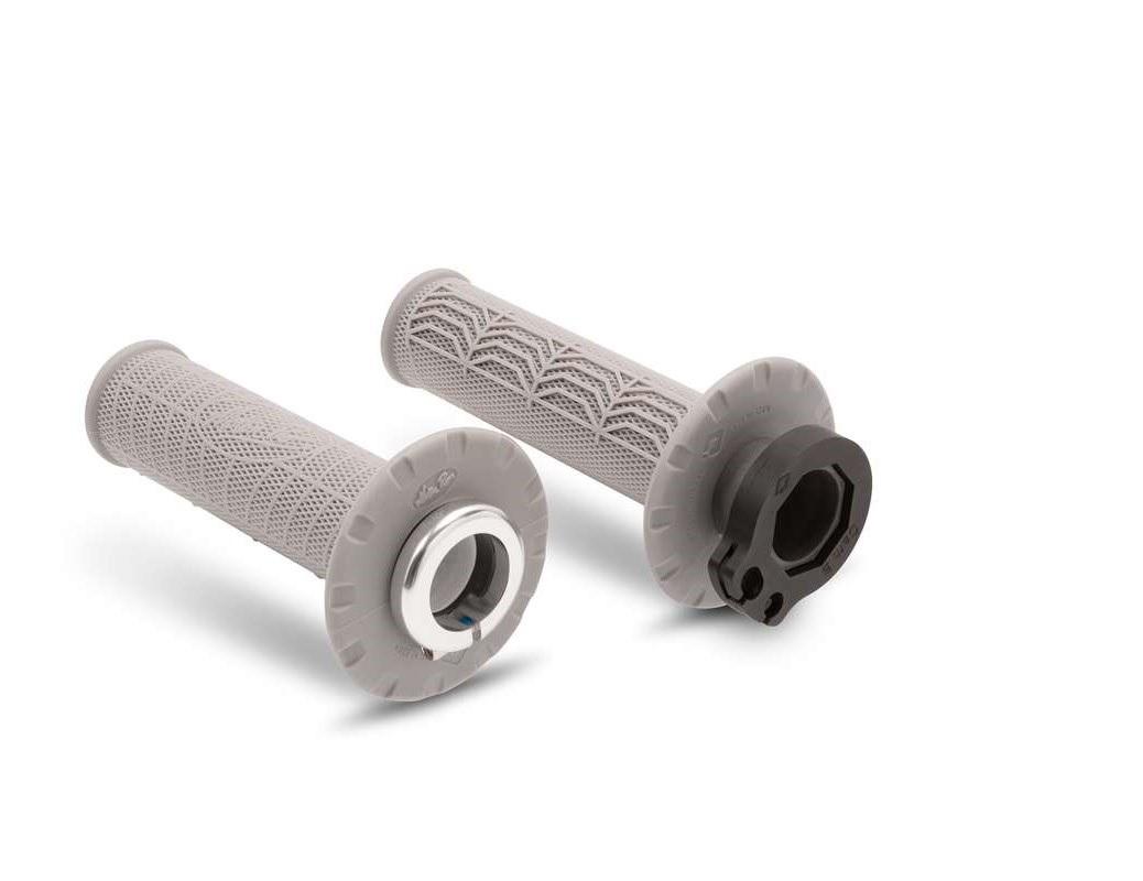 DIRT CONTROL V2 LOCK ON GRIPS MOTION PRO GREY 01-2819 image 1