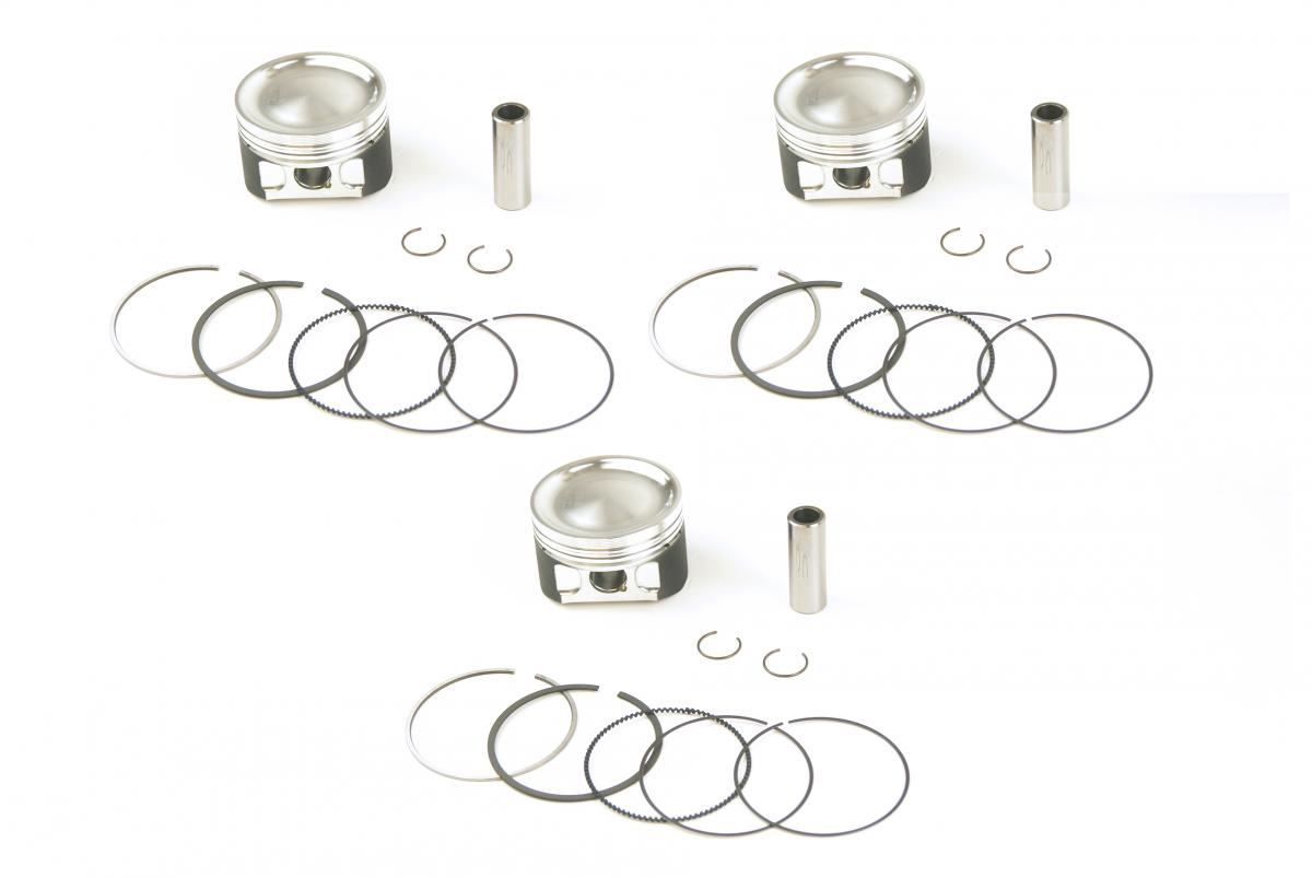 WOSSNER PISTON KIT CAN-AM MAVERICK TURBO 74.00, 1000 TURBO WOSSNER K4040DA-3 17-21 image 1
