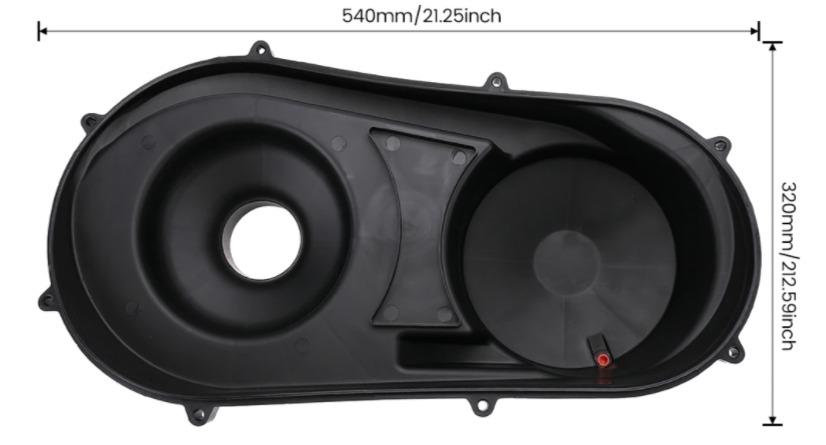 Polaris CVT Belt Clutch Cover Outer RZR General Ranger, 2635611 5451767 5451767-070 thumbnail 2