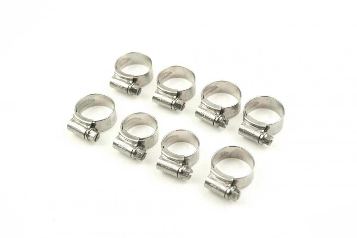 COOLANT HOSE STAINLESS KALE CLAMP KIT 22-26 HONDA 250 SAMCO SPORT CKHON-126