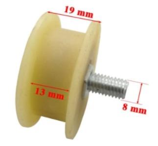 CHAIN ROLLER TENSIONER - 1 BEARING, IDLER PULLEY WHEEL thumbnail 2