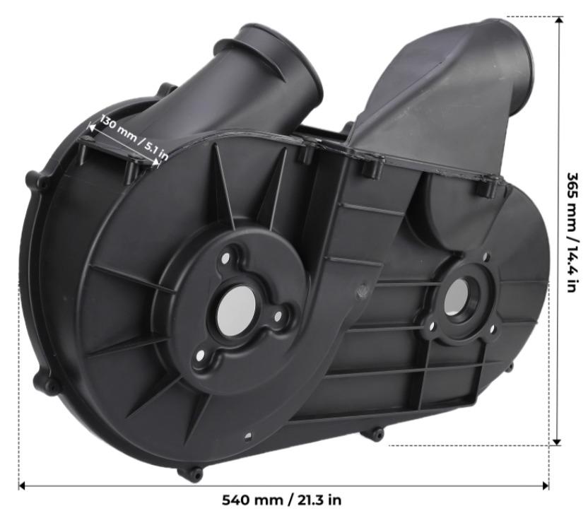 Polaris CVT Belt Clutch Cover Back Plate RZR General Ranger, 2635158 2635822, 2635158, 2634229 image 1