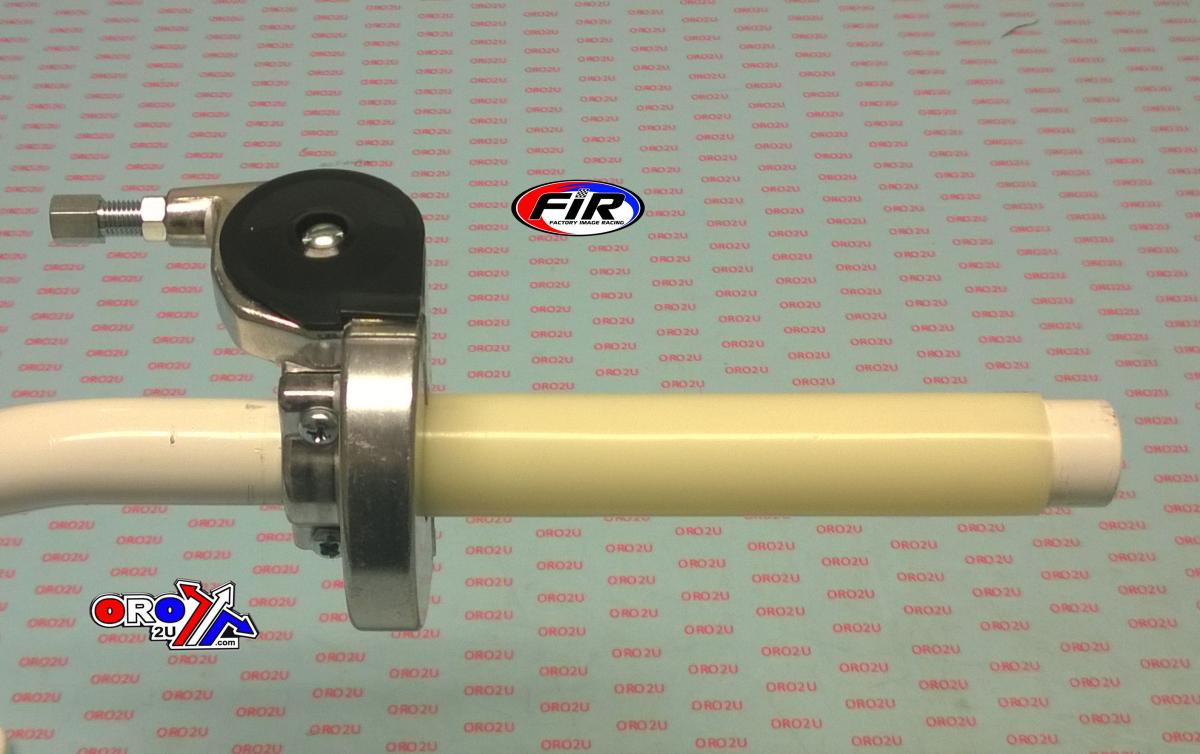 THROTTLE TWIST GRIP GUNNER-GASSER SILVER thumbnail 4