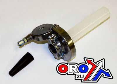 THROTTLE TWIST GRIP GUNNER-GASSER SILVER thumbnail 7