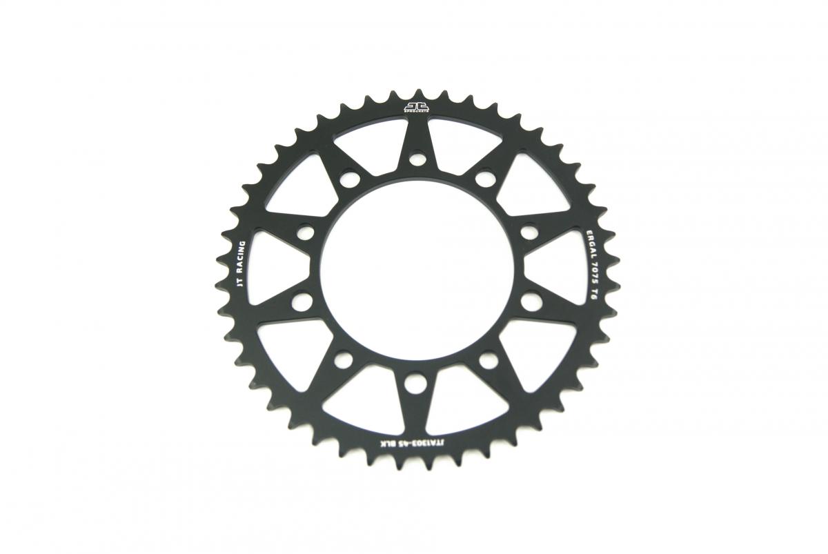 REAR SPROCKET ALLOY JTA1303.45 BLACK, HONDA ROAD CHAIN 520 thumbnail 2
