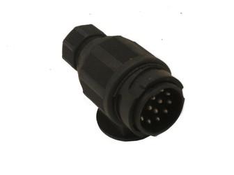 13 PIN SOCKET MALE 3 HOLE FLANGE, EACH 6006 image 1