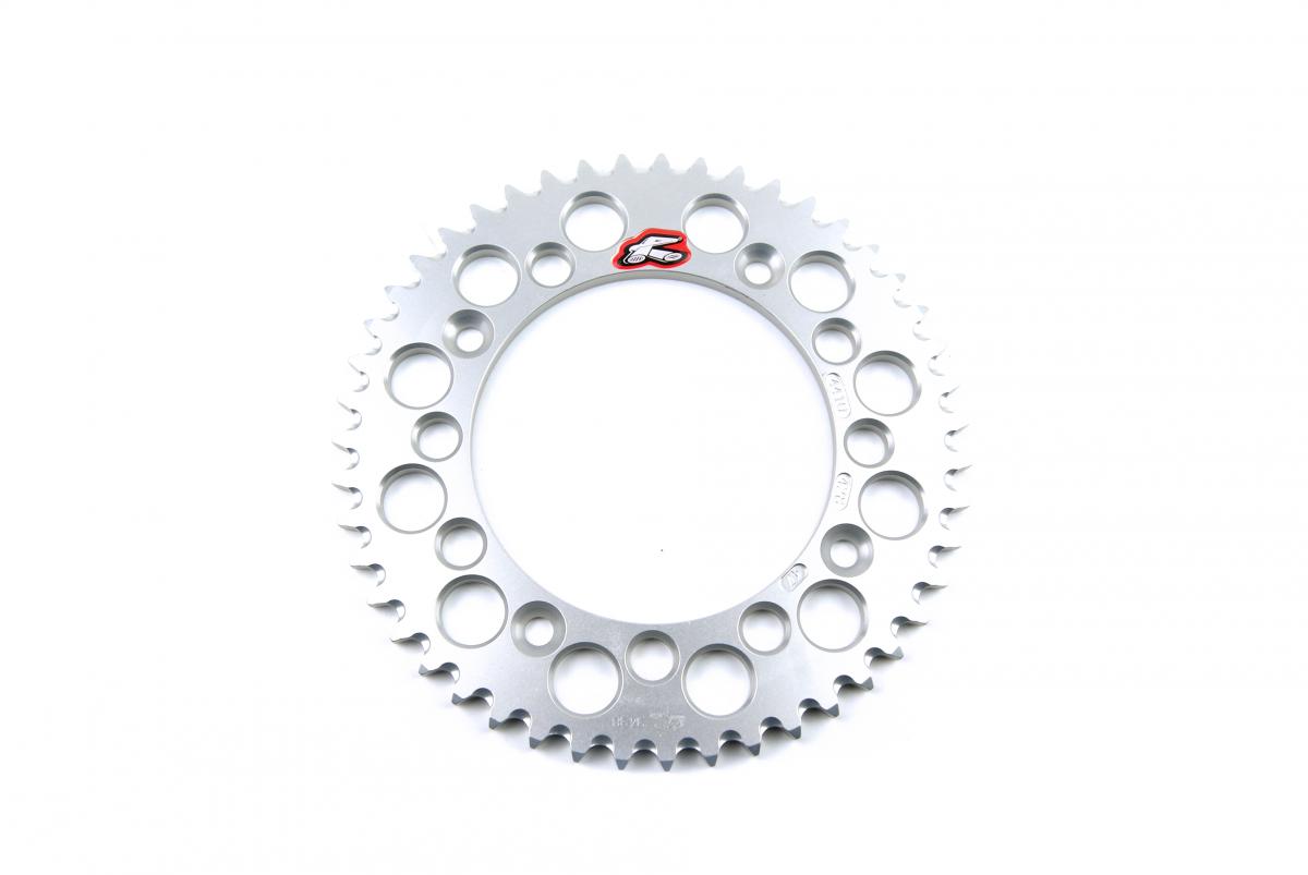 REAR SPROCKET ALLOY RENTHAL SILVER, ULTRALITE 441U-428-47GPSI, 441U-428-47GPSI image 1