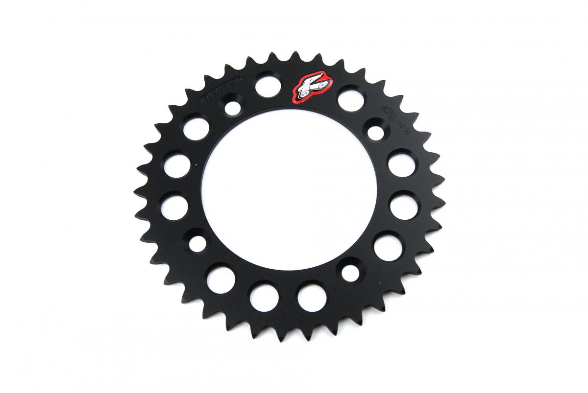 REAR SPROCKET RENTHAL 491, KTM 50 2014 38T BLACK, 491--415-38P-BK image 1