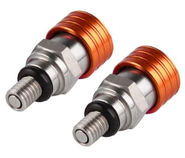 PRO FORK AIR BLEEDER SET/2 KTM M4X0.7 ORANGE 2005-2019 KTM SX SXF EXC EXCF XC XCF XCW XCFW 85-500 thumbnail 3