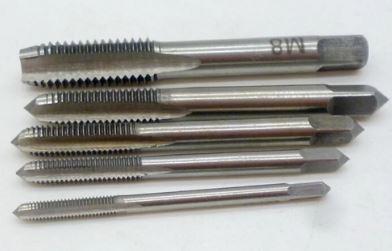 TAP Set-5 HSS M3 M4 M5 M6 M8, MULTIPLE THREADS / SIZES image 1