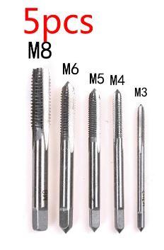 TAP Set-5 HSS M3 M4 M5 M6 M8, MULTIPLE THREADS / SIZES thumbnail 2