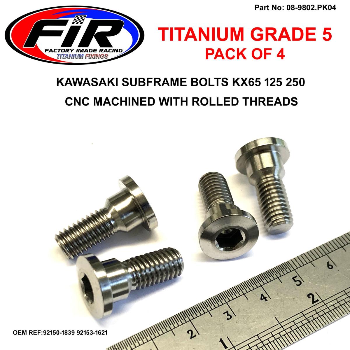 GR5 SUB FRAME BOLTS KX 65 125, 92150-1839 92153-1621 PACK OF 4 image 1