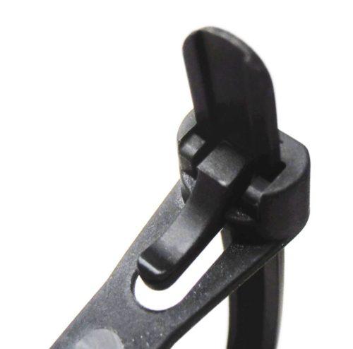 REUSABLE NYLON CABLE ZIP TIES BLACK, 300mm x 7.6mm - PACK OF 100 thumbnail 2