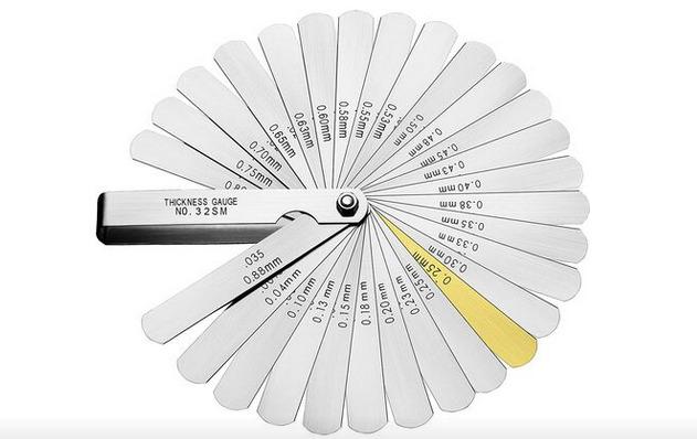 FEELER GAUGE 32 BLADE METRIC AND IMPERIAL 0.04–0.88mm thumbnail 2