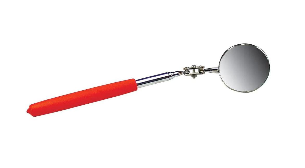 TELESCOPIC ENGINE INSPECTION MIRROR, 2 INCH ADJUSTABLE HINGE / 580mm MAX image 1