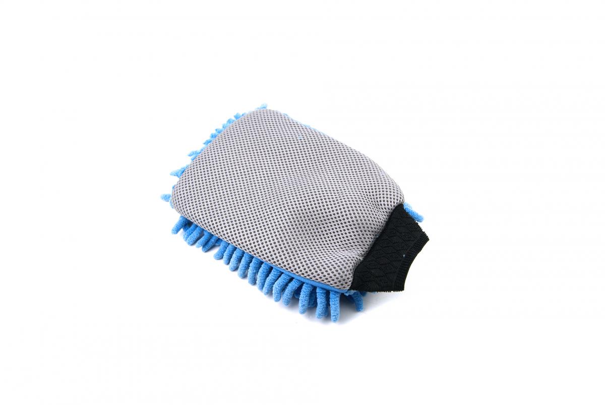 CLEANING 2-IN-1 WASH MITT, MICROFIBRE & SPONGE thumbnail 2