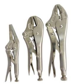 SELF LOCKING VISE GRIP PLIERS SET OF 3 image 1