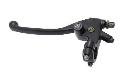 Left Clutch Lever Honda, Black With Mirror mounting M10, CB400 CB600 VFR400 CB-1 Hornet 250 image 1