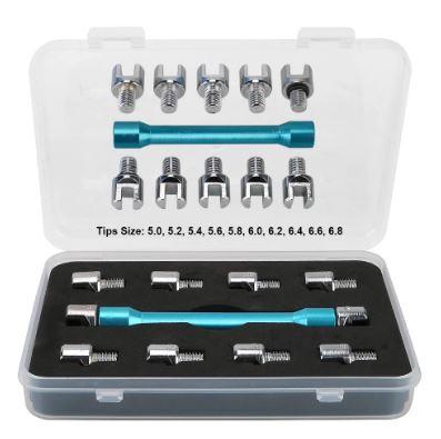 SPOKE WRENCH TOOL WITH 10 ENDS 5mm - 6.8mm image 1
