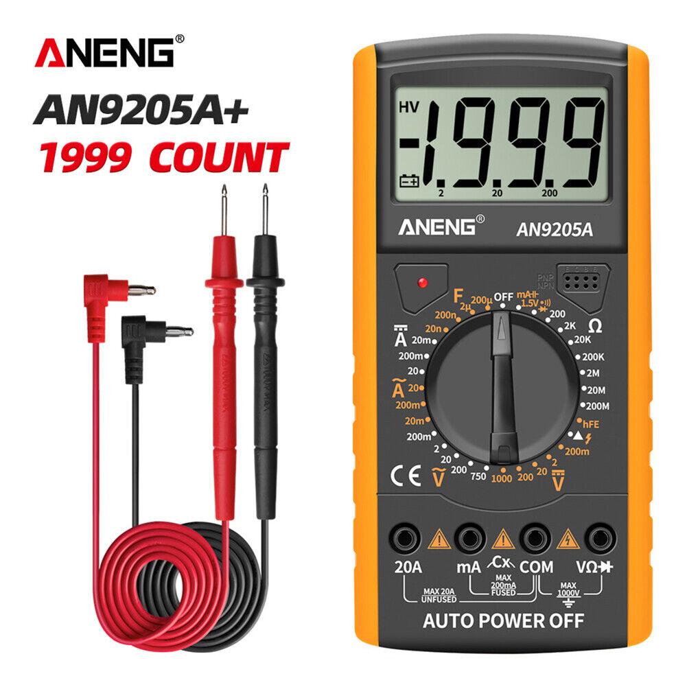 Digital Multimeter 3 1/2 LCD Display, Voltmeter Ammeter Resistance Tester thumbnail 3