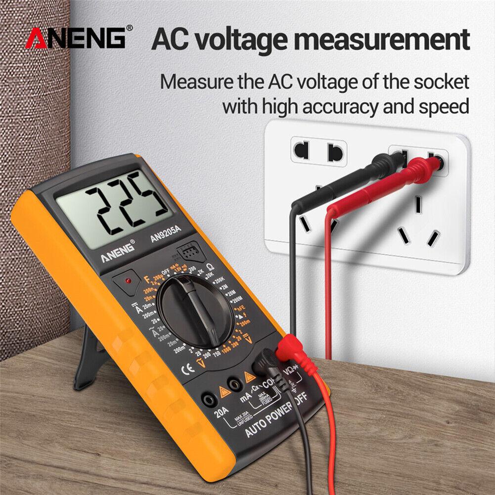Digital Multimeter 3 1/2 LCD Display, Voltmeter Ammeter Resistance Tester thumbnail 7