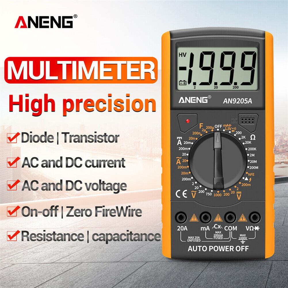 Digital Multimeter 3 1/2 LCD Display, Voltmeter Ammeter Resistance Tester thumbnail 8