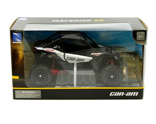 MODEL DIE CAST CAN-AM MAVERICK X3, SILVER, BLACK AND RED, SCALE 1:18, NEWRAY 58193A thumbnail 2
