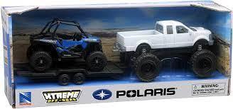 MODEL DIE CAST OFFROAD PICK UP, WITH POLARIS RZR XP1000 EPS, SCALE 1:32, NEWRAY 50066 thumbnail 2