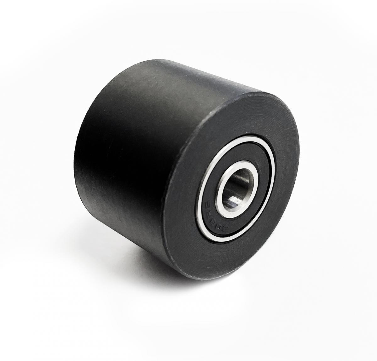 CHAIN ROLLER IDxODxW 8x38x27 BLACK, NYLON 66 / LONG LASTING / 38MM OD image 1