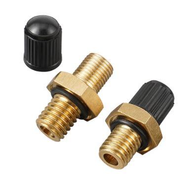 2pcs Shock Schrader Valve, Tap & Drill Nitrogen Universal thumbnail 2