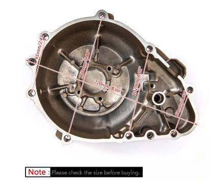 Engine Crank Cover Case BRONZE, Kawasaki 2003-2006 Z750 Z1000 2004 2005, COVER-GENERATOR 14031-1403 thumbnail 5