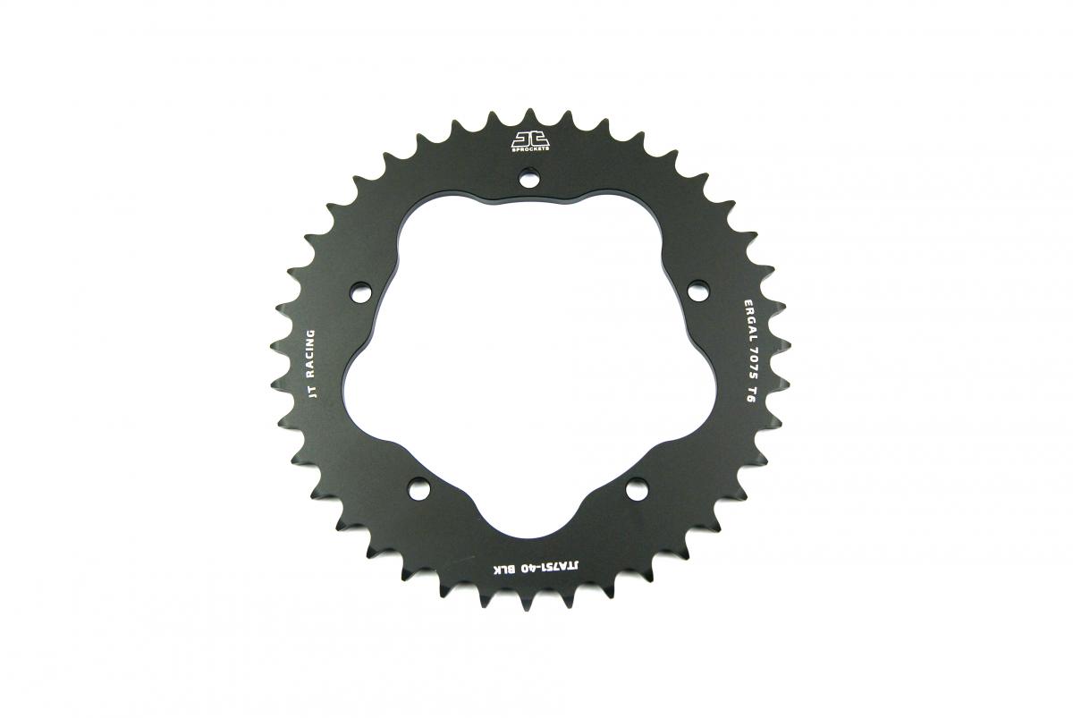 REAR SPROCKET ALLOY JTA751.40BLK, BLACK thumbnail 2