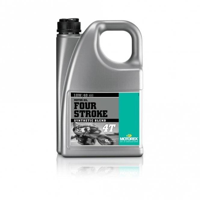 4LT FOUR STROKE SEMI 10w/40 4LT, MOTOREX 7300749, BOX = 4