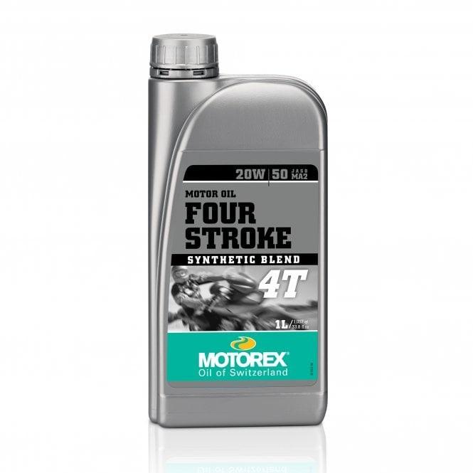 1LT FOUR STROKE SEMI 20W/50W 1LT, MOTOREX 7301052, BOX = 12