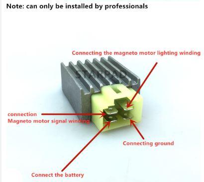 VOLTAGE REGULATOR 12V UNIVERSAL FITMENT thumbnail 2