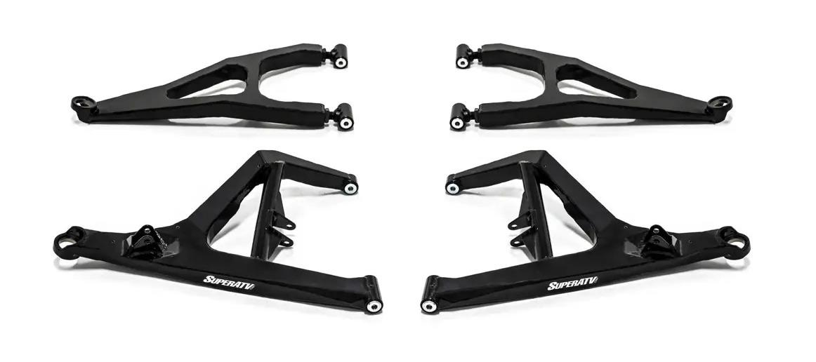Polaris RZR XP Turbo HC Front A-Arms Boxed, SUPER ATV, AA-P-RZRXPT-WC-SBJ-02, BUSHINGS INCLUDED, NO BALL JOINTS INCLUDED