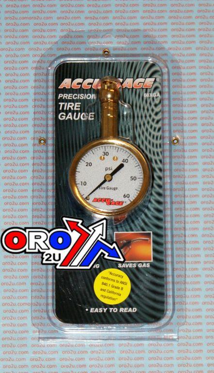 TYRE PRESSURE GAUGE 60 PSI, ACCU-GAGE 60XGA, 60XGA thumbnail 2