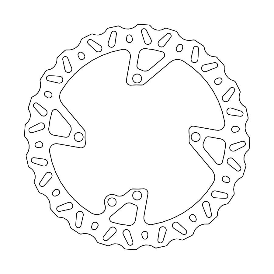 DISC BRAKE FRONT SHERCO 250-450, MOTO-MASTER 110877 image 1