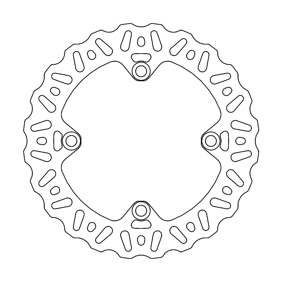 DISC BRAKE REAR SHERCO 250-510, MOTOMASTER 110878 image 1
