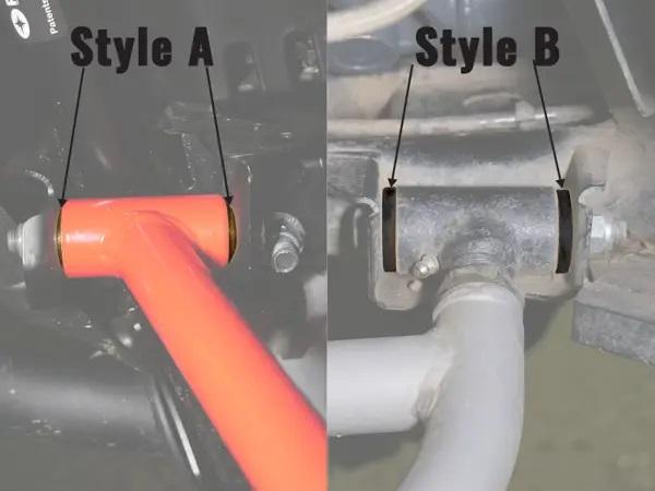 A ARM BUSHINGS FRONT POLARIS RZR XP 1000, SUPER ATV, AAB-P-RZR1K-001 STYLE B thumbnail 2
