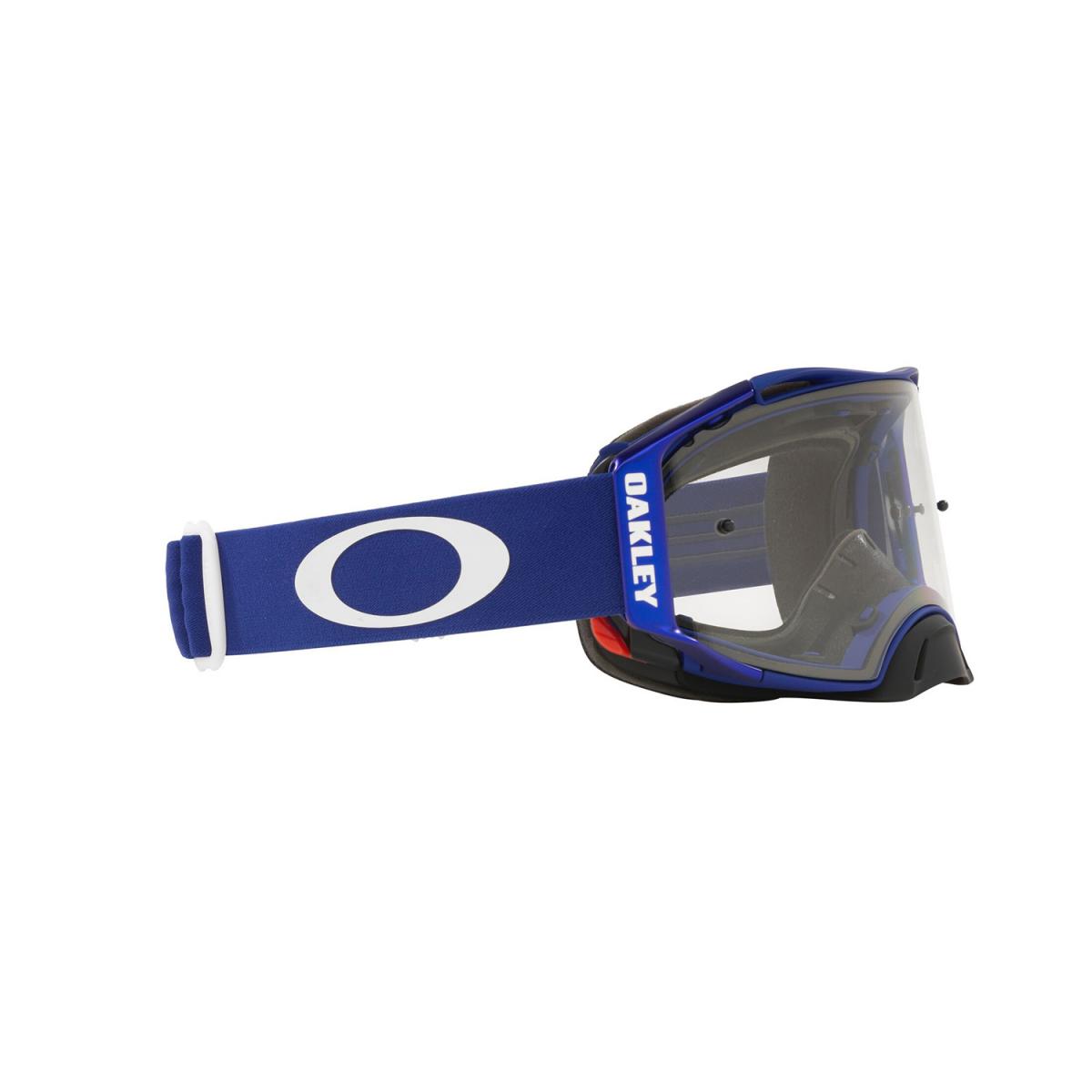 OAKLEY AIRBRAKE MX MOTO BLUE, CLEAR LENS OA OO7046-D8, (OA OO7046-A7) thumbnail 3