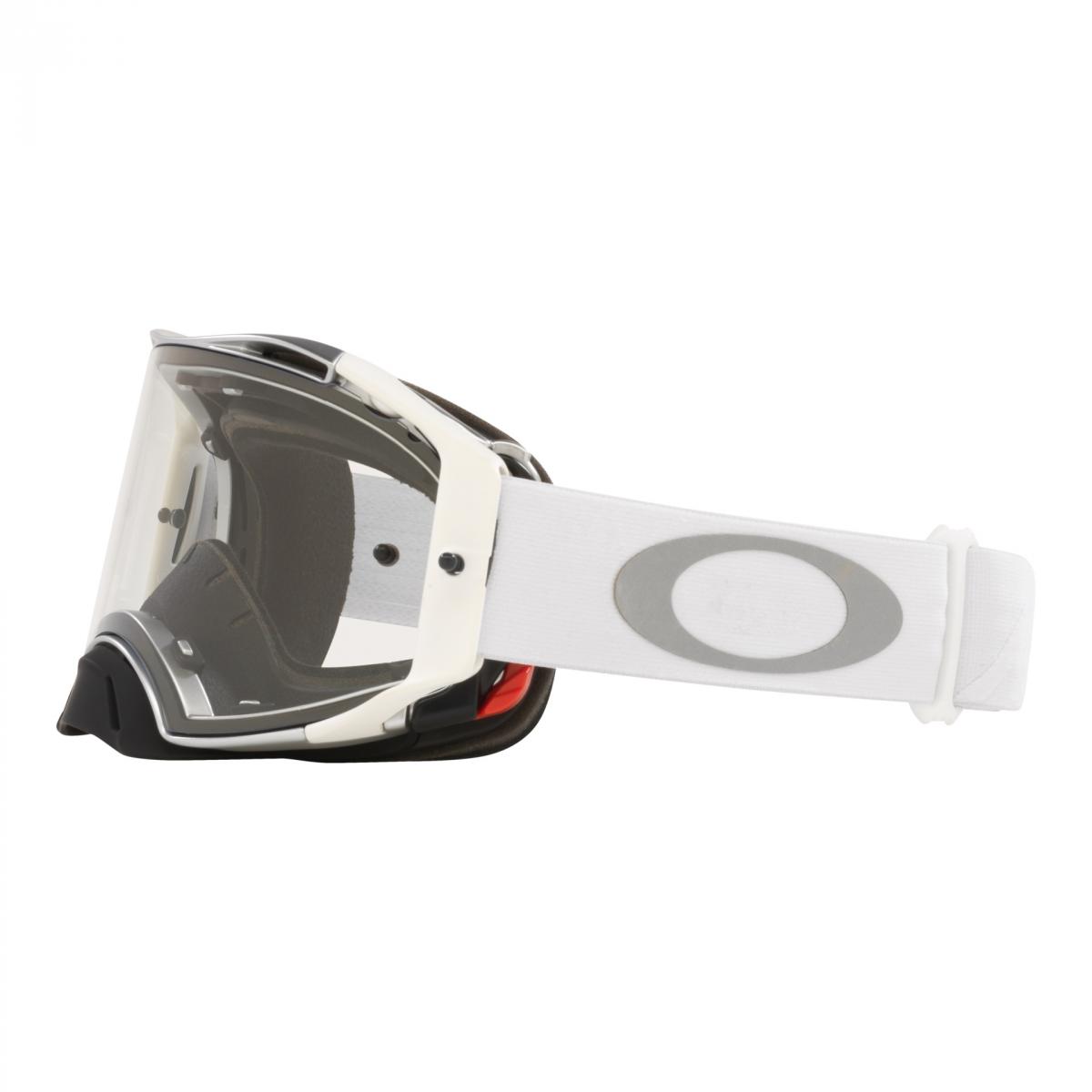 OAKLEY AIRBRAKE MX TUFF BLOCKS WHITE, CLEAR LENS OA OO7046-C4, OA OO7046-C4 thumbnail 4