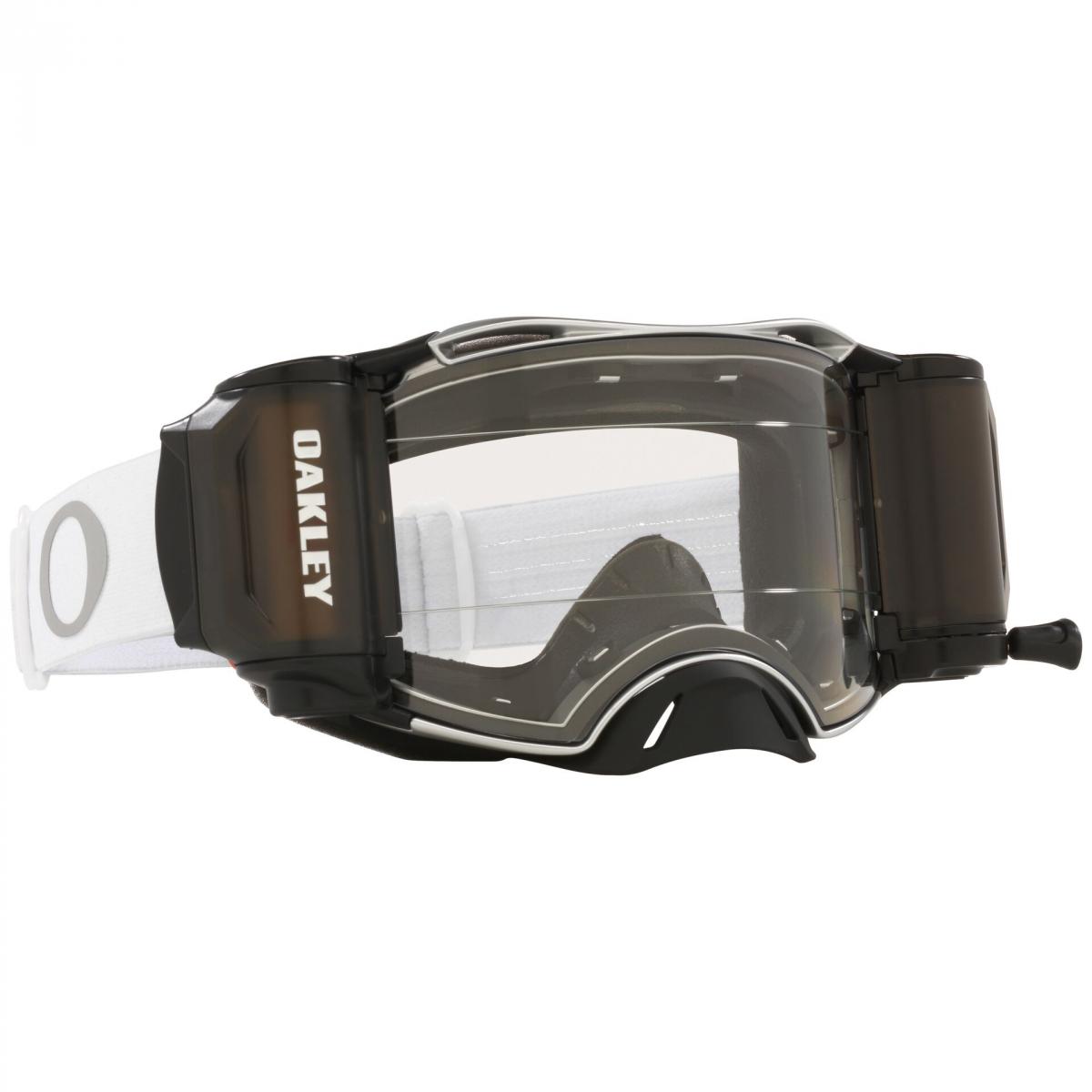 OAKLEY AIRBRAKE MX TUFF BLOCKS WHITE, CLEAR LENS INC ROLL OFFS OA OO7046-C5, OA OO7046-C5 thumbnail 3