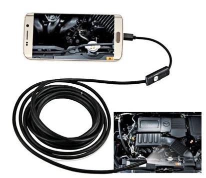 TYPE-C ANDROID ENDOSCOPE HD CAMERA 5.8mm IP67 WATERPROOF 6 LED ADJUSTABLE BORESCOPE thumbnail 5
